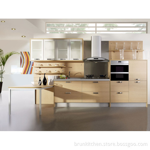 Melamine Kitchen Cabinet Wood Grain